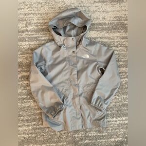 Like New Girls North Face Rain Jacket, Size 7/
8